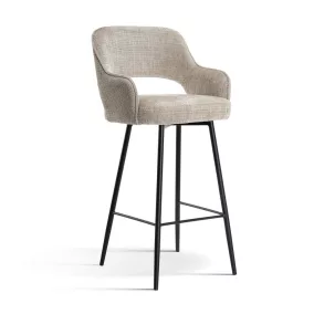 Mercy Forgó Bárszék Kárpitozott Bézs Arany Láb 70cm