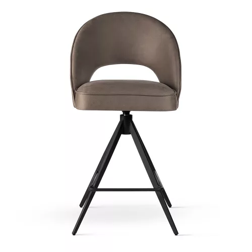 Ponte Supreme Twist Forgó Bárszék Kárpitozott Barna 60cm