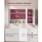   VASAGLE BBK032W01 fürdőszobai tükrös szekrény 3 ajtóval fehér 90 x 60 x 15 cm
