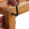SONGMICS Bambusz Fürdőszobai Állvány 3-Szintes Természetes