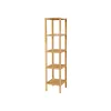 SONGMICS 5 Szintes Bambusz Polcrendszer Természetes 33 x 33 x 146 cm