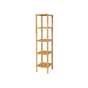   SONGMICS 5 Szintes Bambusz Polcrendszer Természetes 33 x 33 x 146 cm