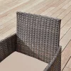 SONGMICS GGF004K05 Polyrattan Kerti Bútor Szett Barna-Bézs