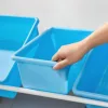 SONGMICS Űrhajós Játéktároló Állvány 16 Kivehető Tárolódobozzal Fehér-Kék-Szürke