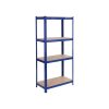 SONGMICS Nagy Teherbírású Acél Polcrendszer Kék 160x80x40 cm