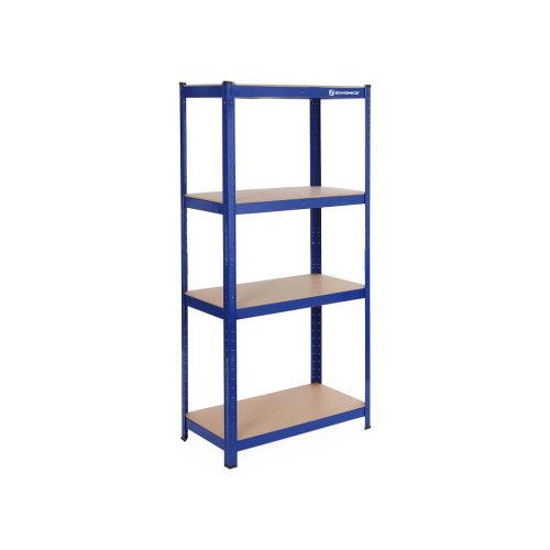 SONGMICS Nagy Teherbírású Acél Polcrendszer Kék 160x80x40 cm