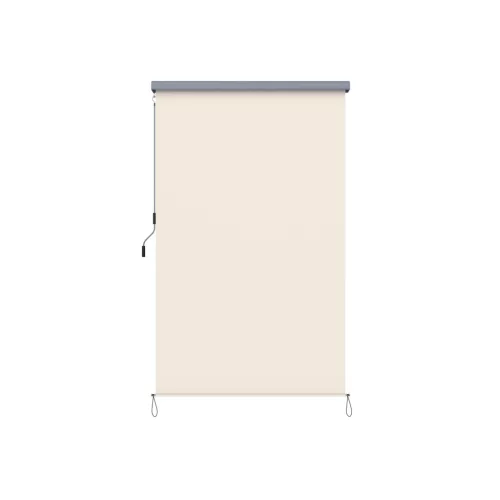 SONGMICS Függőleges Teraszárnyékoló Szürke Kazettával Bézs 140 x 250 cm