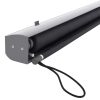SONGMICS Függőleges Teraszárnyékoló Szürke Alumínium Házas Napellenző 250x160 cm