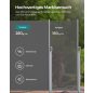 SONGMICS Premium Oldalsó Napellenző 160x350 cm Szürke Alumínium