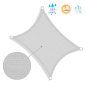 SONGMICS Prémium Napvitorla HDPE 3x4m Világosszürke UV-védelem