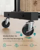 SONGMICS HSR016BH01 mobil ruhaállvány acél tintafekete 50 kg teherbírás