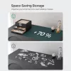 SONGMICS Modern Üvegfedeles Ékszertartó Doboz Fekete-Ezüst