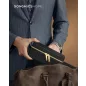   SONGMICS RONNE Luxus Óratartó Tok 3 Órához Fekete PU Bőr Kivitelben