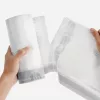 SONGMICS Húzózsinóros Szemeteszsák 8L Fehér KRB008A02