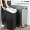 SONGMICS Custom-Fit 30L Húzózsinóros Szemeteszsák Fehér
