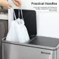 SONGMICS Custom-Fit 30L Húzózsinóros Szemeteszsák Fehér