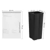 SONGMICS Custom-Fit 30L Húzózsinóros Szemeteszsák Fehér