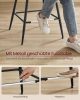 VASAGLE Modern Bárszék Szett Ergonomikus PU Bőr Tevebarna