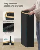 SONGMICS Slim Szennyestartó Bambusz Fogantyúval 65L Fekete