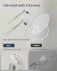 SONGMICS HOME Tojás Dizájn Acél Fali Akasztó Szett Gyöngyház Fehér