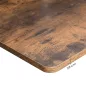   SONGMICS Vintage MDF Asztallap Elektromos Íróasztalhoz Melamin Bevonattal Vintage Barna