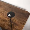 SONGMICS Vintage MDF Asztallap Elektromos Íróasztalhoz Melamin Bevonattal Vintage Barna