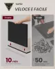 VASAGLE Modern Minimál Éjjeliszekrény 3 Fiókos Fekete-Cappuccino