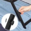 SONGMICS Állítható Laptop Asztal Rusztikus Barna Bambusz Lábakkal