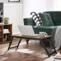   SONGMICS Állítható Laptop Asztal Bambusz-MDF Rusztikus Sötétbarna
