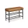 VASAGLE EKHO LSB054K01 cipős pad műbőr varrással karamell 80 x 30 x 50 cm 135 kg teherbírás