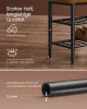 VASAGLE EKHO LSB054K01 cipős pad műbőr varrással karamell 80 x 30 x 50 cm 135 kg teherbírás
