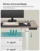 SONGMICS elektromosan állítható magasságú íróasztal 140 x 60 x (72-120) cm fehér-bézs