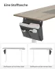 SONGMICS elektromosan állítható magasságú íróasztal 140 x 60 x (72-120) cm fehér-bézs