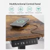 SONGMICS Állítható Magasságú Elektromos Asztalváz Memória Funkcióval Fekete