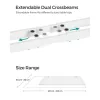 SONGMICS Állítható Magasságú Elektromos Íróasztalváz Dupla Motorral Fehér