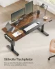 SONGMICS elektromosan állítható magasságú íróasztal 160 x 70 cm vintage barna-fekete memóriafunkcióval