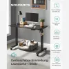SONGMICS Elektromos Állítható Magasságú Íróasztal Memory Funkcióval Fekete