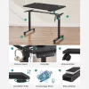 SONGMICS Állítható Magasságú Elektromos Íróasztal Memória Funkcióval Fekete