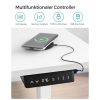 SONGMICS Állítható Magasságú Íróasztal Fehér Elektromos