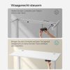SONGMICS Állítható Magasságú Íróasztal Fehér Elektromos