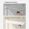 SONGMICS Állítható Magasságú Íróasztal Fehér Elektromos