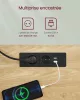 VASAGLE Elektromos Állítható Magasságú Íróasztal Természetes Tölgy-Fehér 160 cm Fiókkal