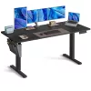 SONGMICS elektromos magasságállítható íróasztal 160,1 x 70,1 cm 4 memóriapozícióval fekete