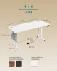 SONGMICS LSD138W01 elektromosan állítható magasságú íróasztal 180 x 80 cm memóriafunkcióval felhőfehér
