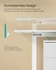 SONGMICS LSD138W01 elektromosan állítható magasságú íróasztal 180 x 80 cm memóriafunkcióval felhőfehér