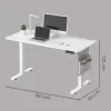 SONGMICS elektromosan állítható magasságú íróasztal 180 x 80 cm felhőfehér 4 memóriafunkcióval