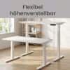 SONGMICS elektromosan állítható magasságú íróasztal 180 x 80 cm felhőfehér 4 memóriafunkcióval