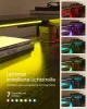 VASAGLE LSD182X01 elektromosan állítható magasságú íróasztal monitortartóval vintage barna 120 x 60 x 72-120 cm