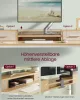 VASAGLE Smart Elektromos Állítható Magasságú Íróasztal Monitortartóval Szalmasárga