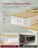 VASAGLE Smart Elektromos Állítható Magasságú Íróasztal Monitortartóval Szalmasárga